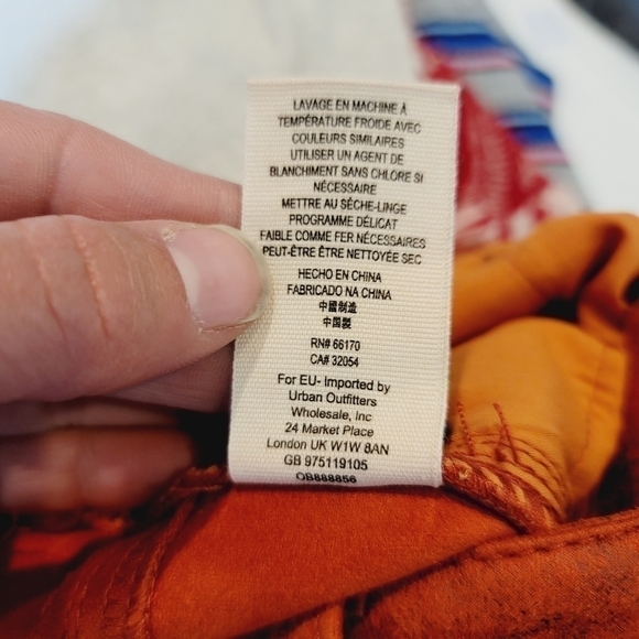 WE THE FREE GONE 930 FAUX SUEDE RUST RED JEGGINGS, SZ 26 - Picture 8 of 8